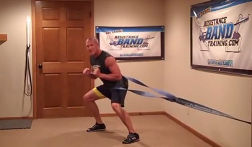 Heavy Resistance Band Workout